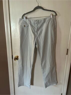 Vineyard Vines Light Gray Pinstripe Chinos